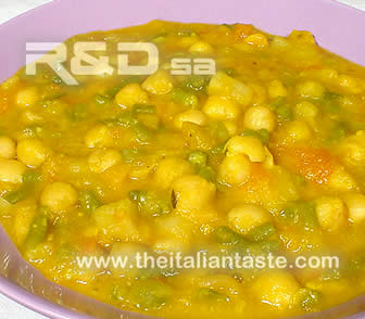 spanish soup with chickpeas