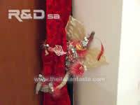 decorazione del portone per Capodanno