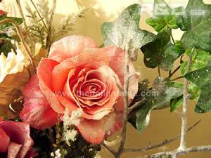 rosa effetto ghiaccio o neve
