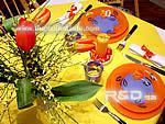 S. Valentine's Day - Setting the table