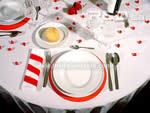 details of the seat at the table 