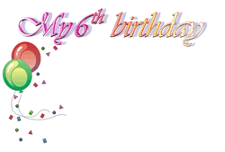 invitation card with balloons