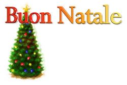 biglietto natalizio da scaricare con albero di Natale