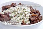 Tagliatelle al cioccolato con panna e noci