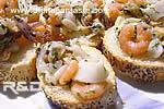 seafood crostini