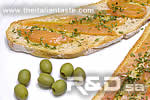 salmon bruschetta