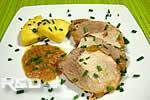 Pineapple-flavored roast pork