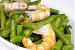 Insalata di gamberi e fagiolini