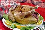 Capon filled with chestnuts