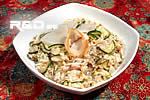 Risotto con storione affumicato