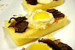 finger food with black truffle