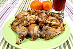 Clementine-and-marsala flavored rabbit
