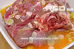 taglio di carne di agnello