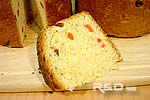 freshly baked panettone made with sourdough