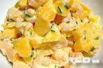 Insalata gamberi e mango