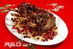 Rib roast with pomegranate