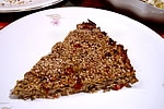 Meat and vegetable cake