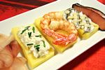 Assorted fish antipasto, Italian style
