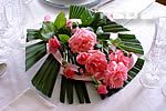 centrotavola con fiori freschi