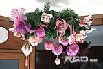 Pink ceiling advent wreath