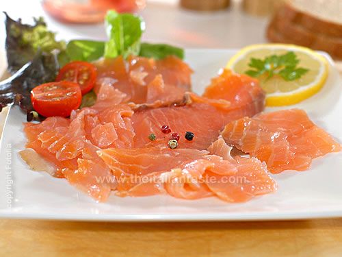 Carpaccio di salmone