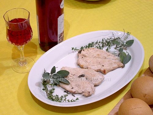 Marinated and cooked in the skillet