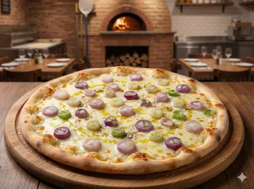 Pizza alle cipolle (bianca)