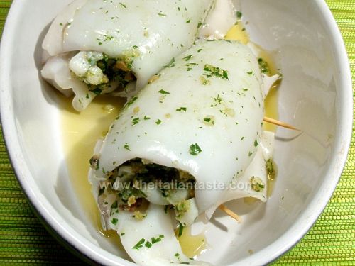 Stuffed cuttlefish, Basilicata-style