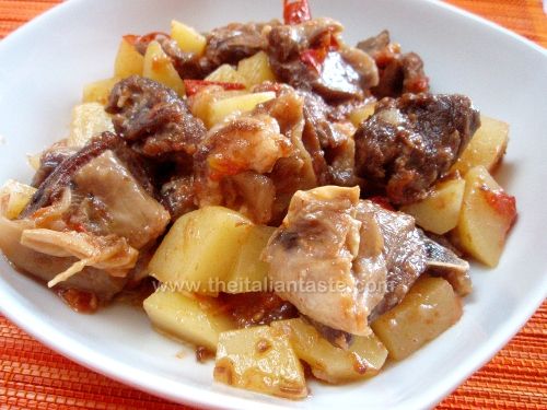 Mutton and potato stew (Basilicata)