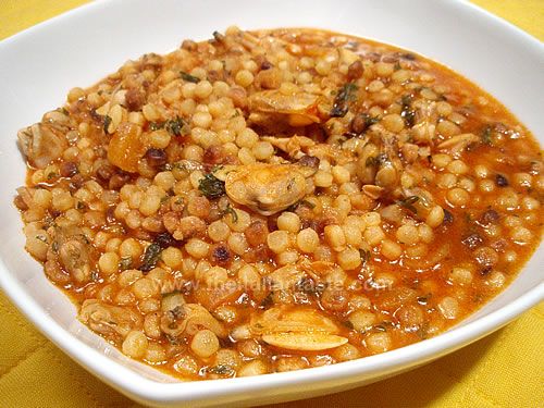 Fregula with clams