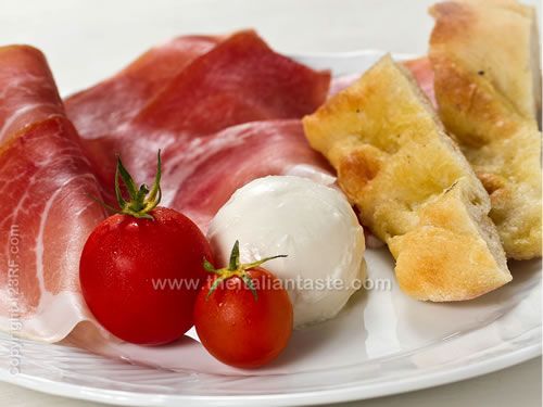 Focaccia appetizers
