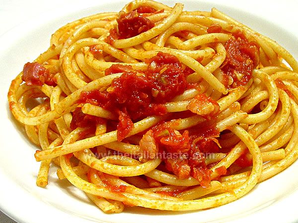 Pasta amatriciana recipe