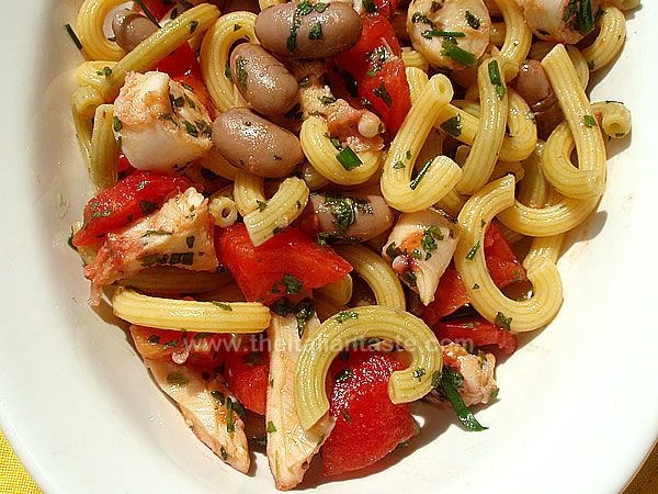 Pasta fredda al polpo