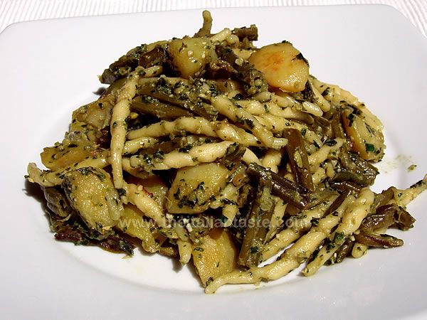 Trofie con verdure