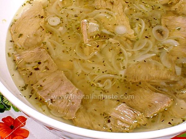 Boiled & marinated beef