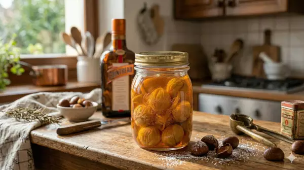Cointreau-flavoured chestnuts