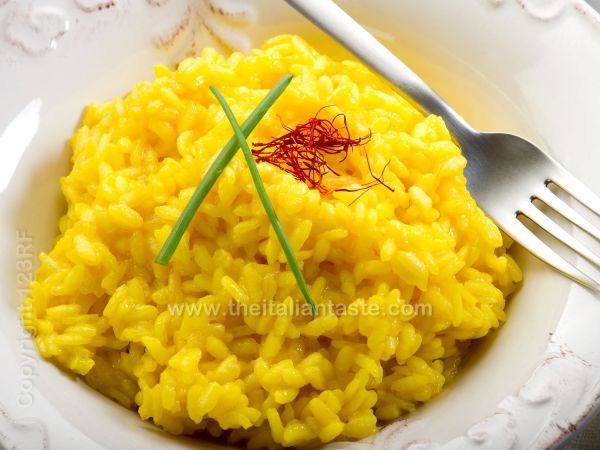 Risotto Milanese-style
