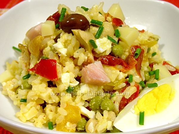 Classic rice salad