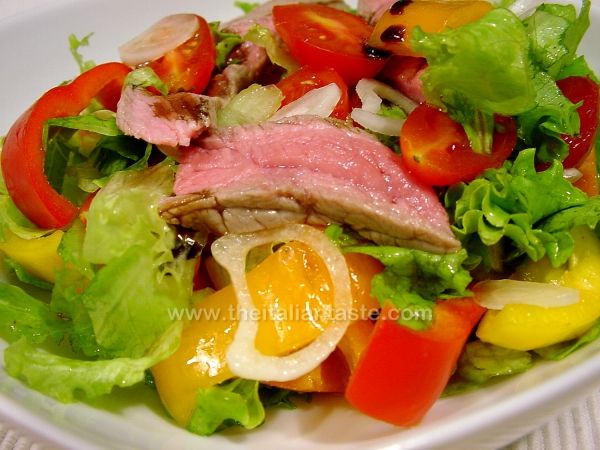 Summer beef salad