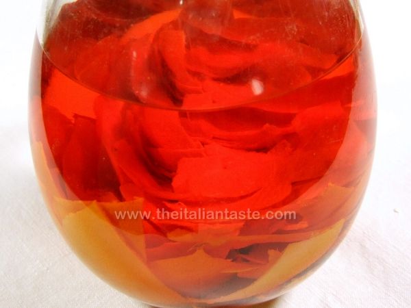 Homemade orange liqueur