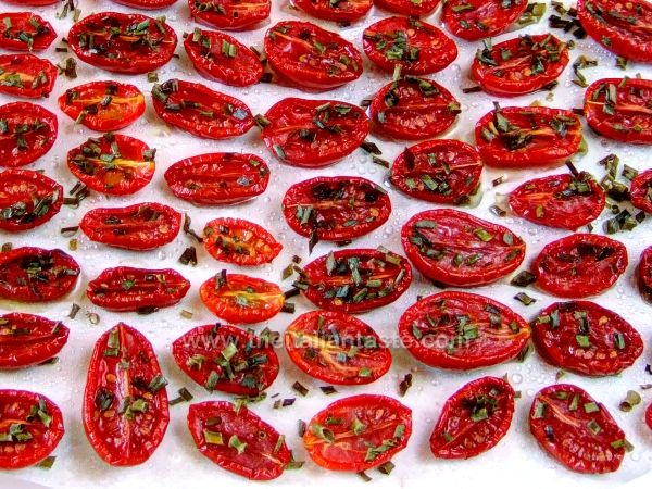 Grape tomato confit