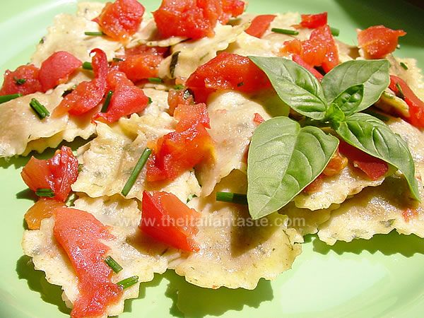 Insalata di ravioli fatti in casa