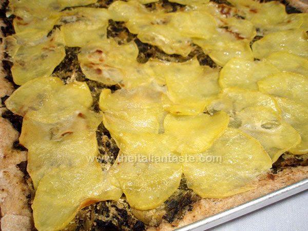 Potato, winter vegetable, tofu savory tart