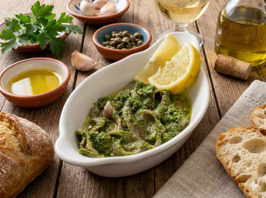 Alici in salsa verde