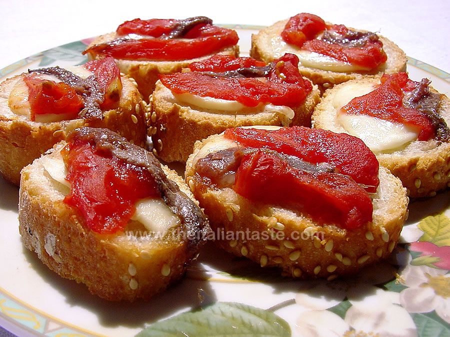 Italian Crostini and croutons