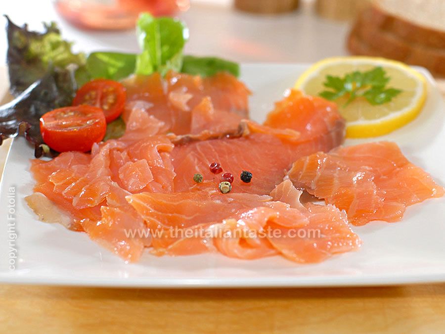 Carpaccio di salmone