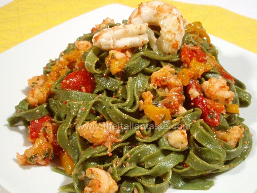 Tagliatelle di terra e di acqua