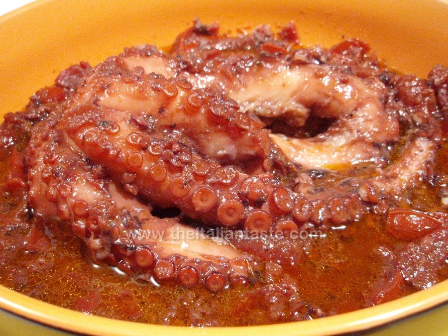 Octopus in tomato sauce